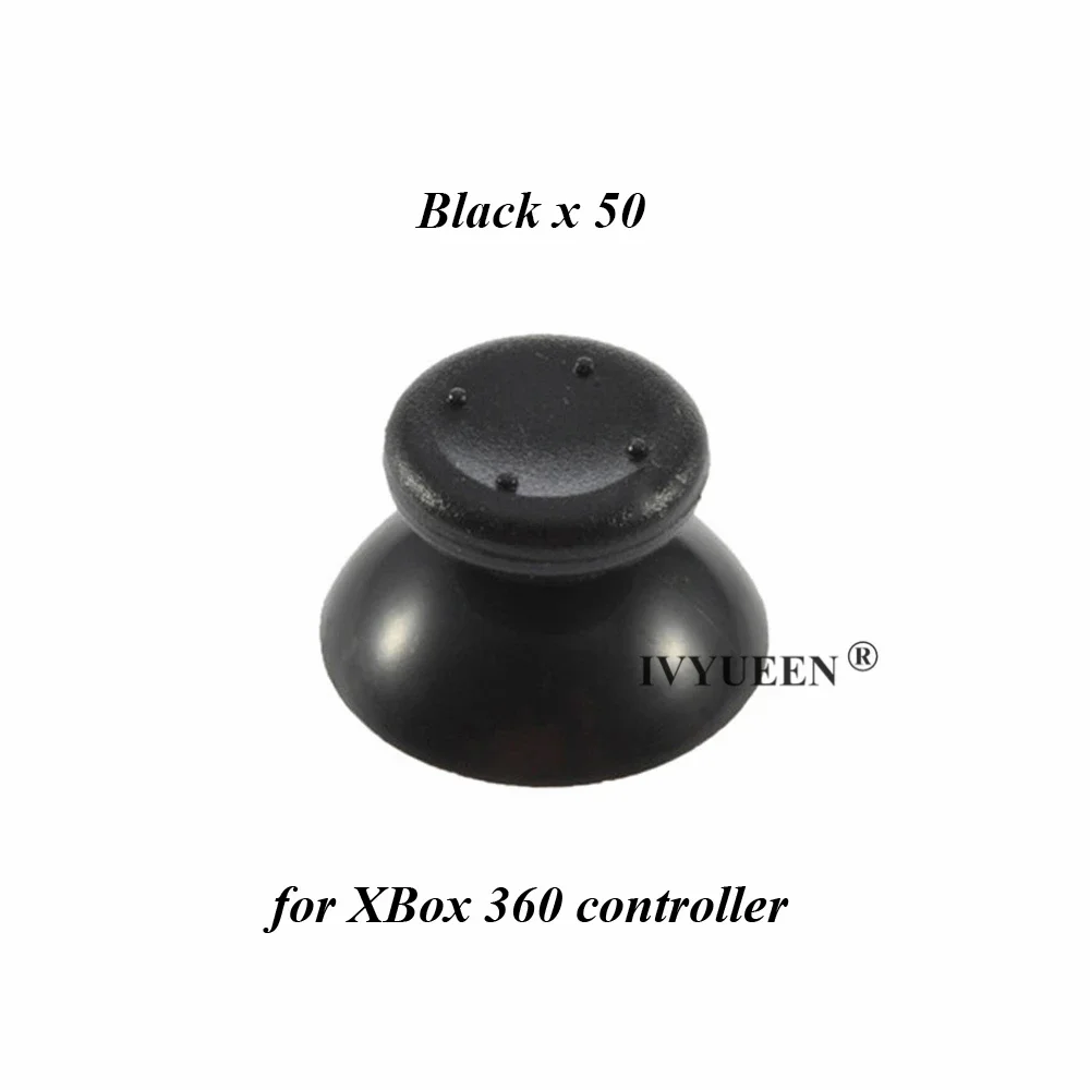 20 Cuffie In Gomma Per Joystick Analogico Xbox 360 – Tappi Levetta 3D Nero/Grigio