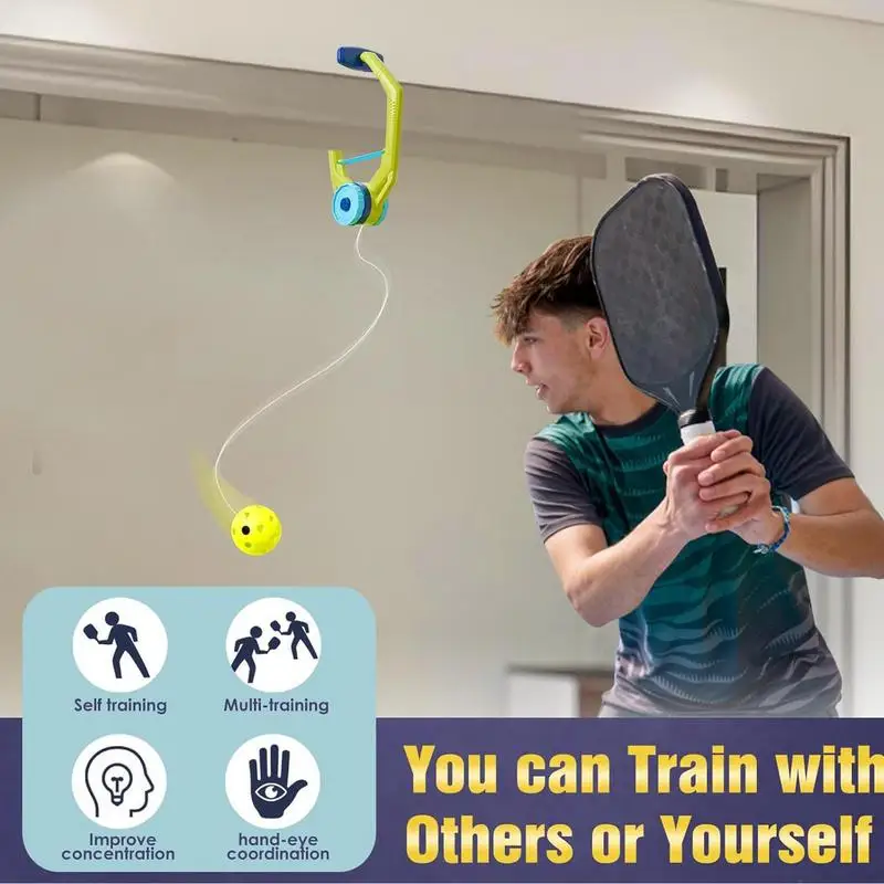 Door Pickleball Games Over The Door Adjustable Doorway Game Pickleball Trainer Doorjam Kit For Home Games