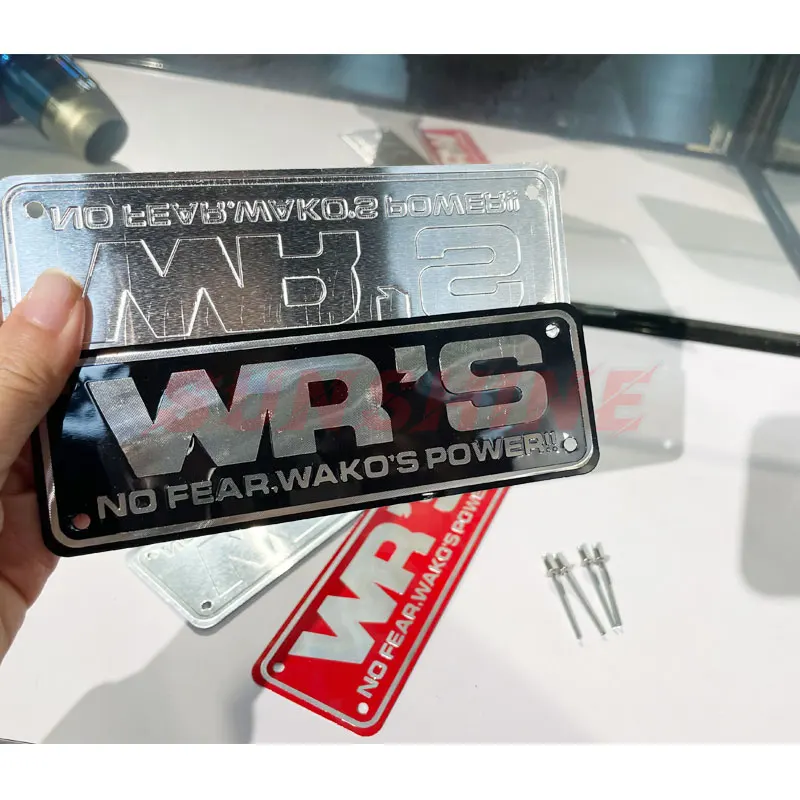 Exhaust Motorcross Moto Accessories Motorcycle Aluminum Alloy Sticker Pipe Modified For Universal WR'S Stickers Real Picture motorcycle stickers motorcycle helmet stickers motorcycle tank sticker motorcycle accessories