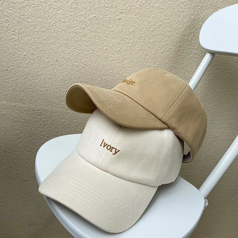 Fashion Baseball Hat Women Thin Korean Version Tide Sun Hat Retro Breathable Baseball Cap Men Snapback Hat 3
