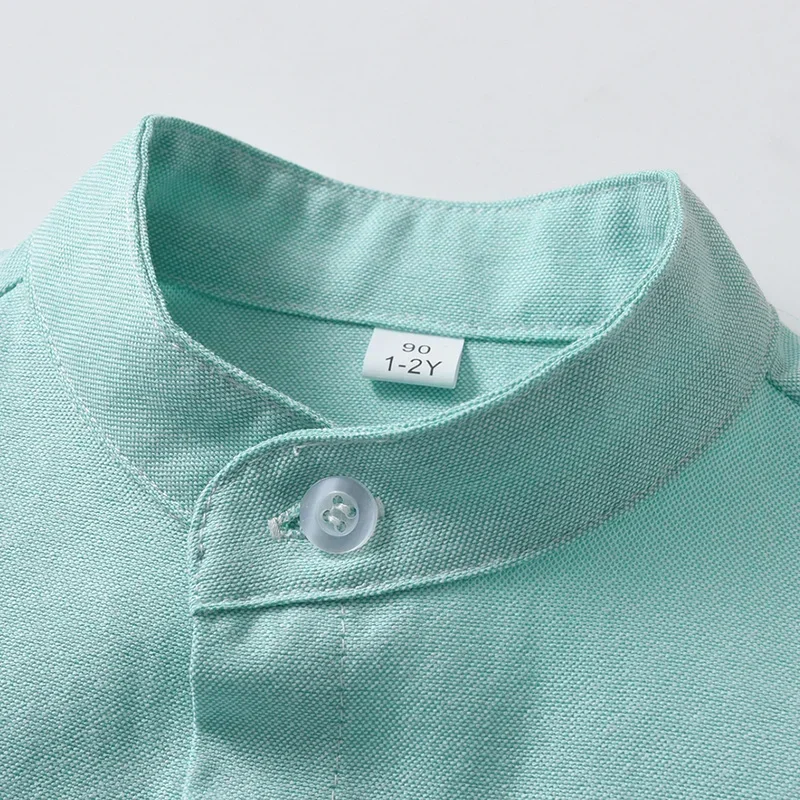Kids Shirts Boys Shirts New Children Boys Gentleman Shirts Short Sleeve Casual Tops Infant Toddler Girls Blouse Formal Summer Clothes