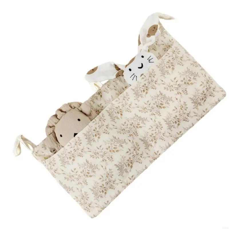 장난감 기저귀용 포켓 2개가 있는  침대 옆 보관 가방 용 침대 보관 가방 69HE