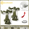 EARMOR M16C Headset Swing Bracket 360°Rotation Ops-Core Helmet ARC Rails Adapter for Earmor M32 / M31 / M32H / M31H Headset 1