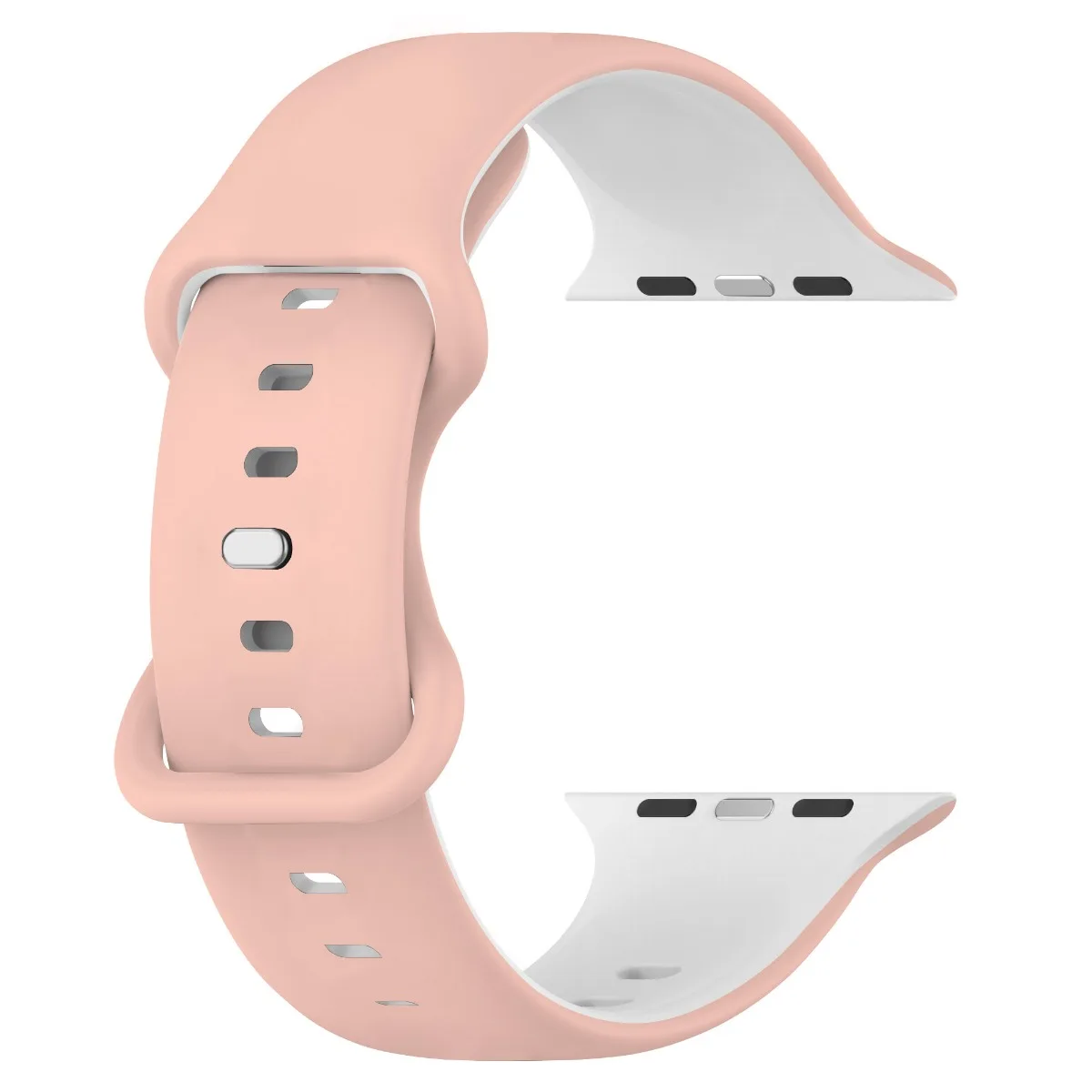 Cinturino per iWatch 42/44/45/49mm 38/40/41mm Cinturino sportivo in silicone alla moda per orologi serie Ultra2 Se 9/8/7/6/5/4/3_voghion.com