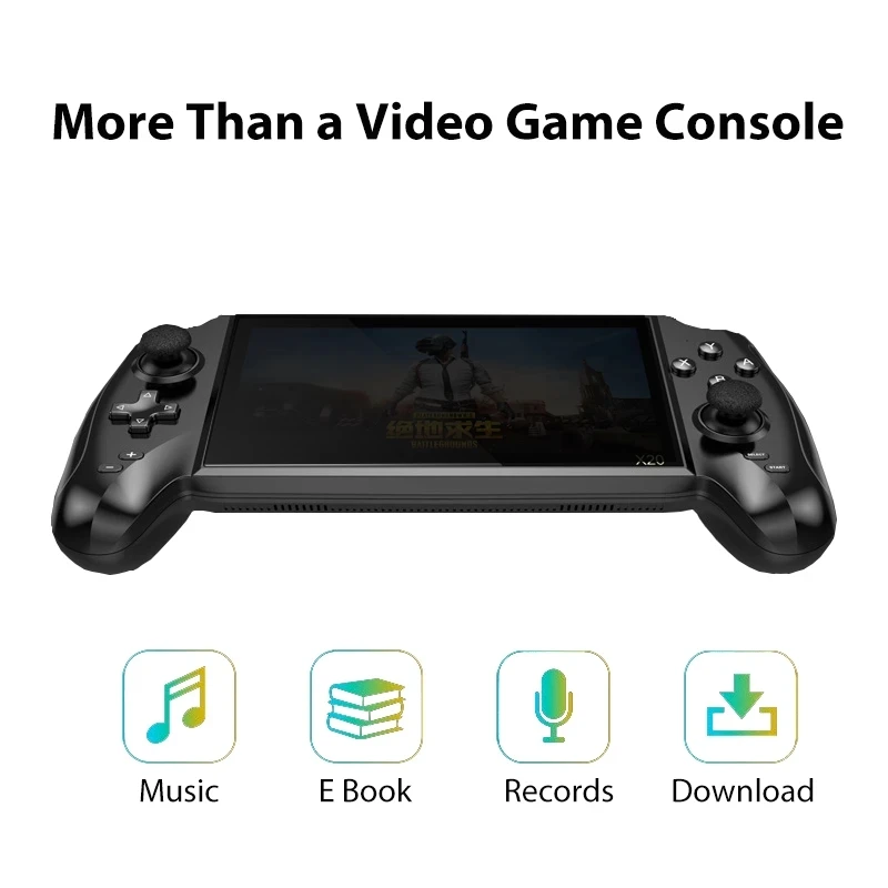 2025 New POWKIDDY X20 Music Player 7.0 Inch HD Screen Bulit-in 3000 Game Original Portable Retro Handheld Video Game Console