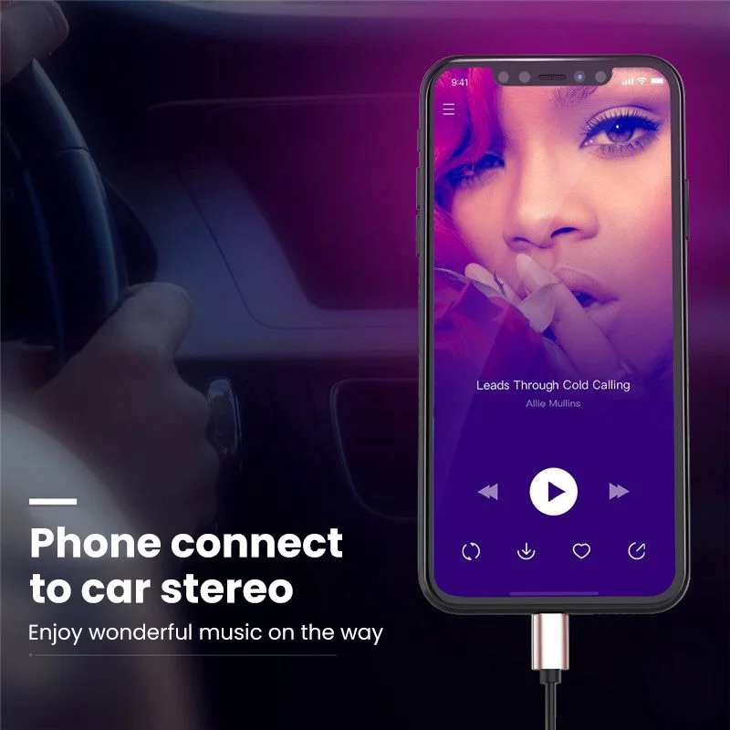 OLAF USB C to 3.5mm Car Spring Retractable Audio Cable for iPhone 15 3.5MM To 3.5MM Jack AUX Cable Speaker Cable Elbow Adapter BEST SELLERS