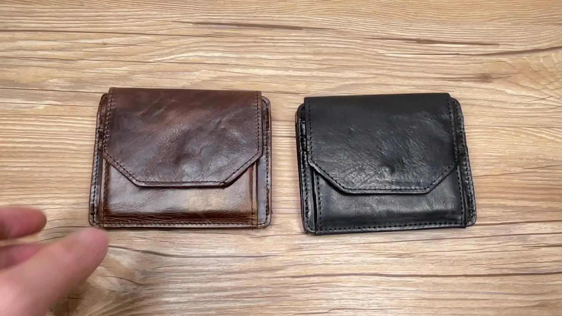 Genuine Leather Wallet For Men Male Rfid Original Cowhide Vintage