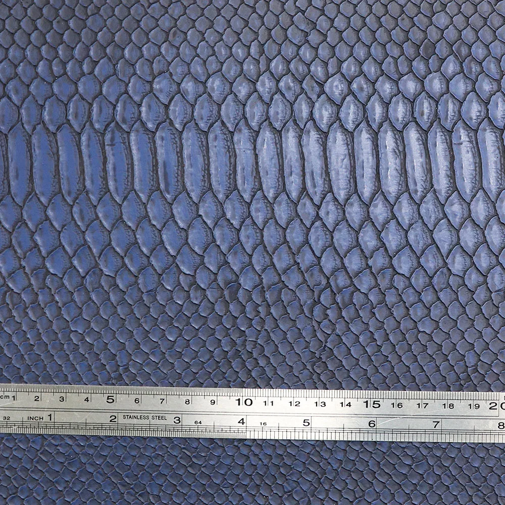 30x132cm Roll Snake Textured Faux Synthetic Leather Bags DIY Craft Project MH364 leather fabric