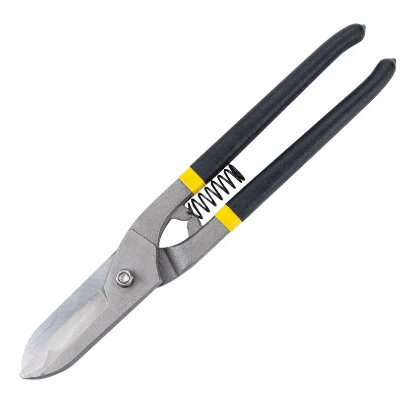 

HKL-357 Packaging Stainless Steel t Keel Scissors White Iron Sheet Scissors German 10-Inch