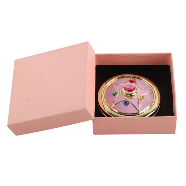 Miroir de maquillage Anime miroir de maquillage Anime étoile cristal étoile maquillage cosmétique miroir plié accessoire de Cosplay miroir plié miroir de maquillage 6