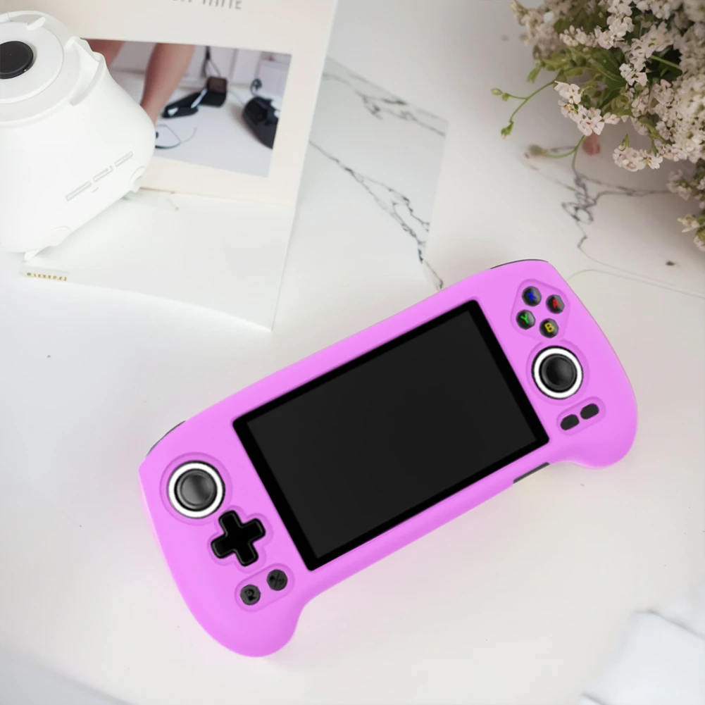 For ANBERNIC RG556 Game Console Silicone Case Drop-proof Shockproof Protective Cover for Anbernic RG 556 Shell Accessories