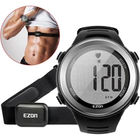 Waterproof Digital Sports Watch for Men and Women, Heart Rate Monitor, Chest Strap, Running, Cycling, Polar Watches 1