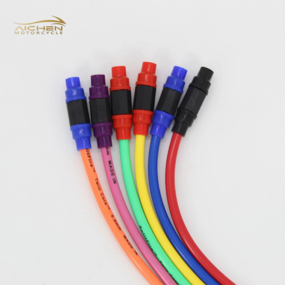 High Performance Off-Road Vehicle Ignition Coil Cable Motorcycle Twin Spark Plug Lead Racing Ignition Coil Modification Part