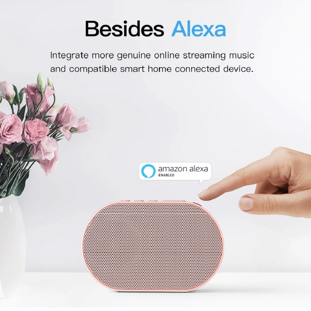 Wireless bluetooth speaker GGMM Portable Mini 10W HiFi DSP Column With Mic Pocket Size Support Voice Assistant 14H Music Playing