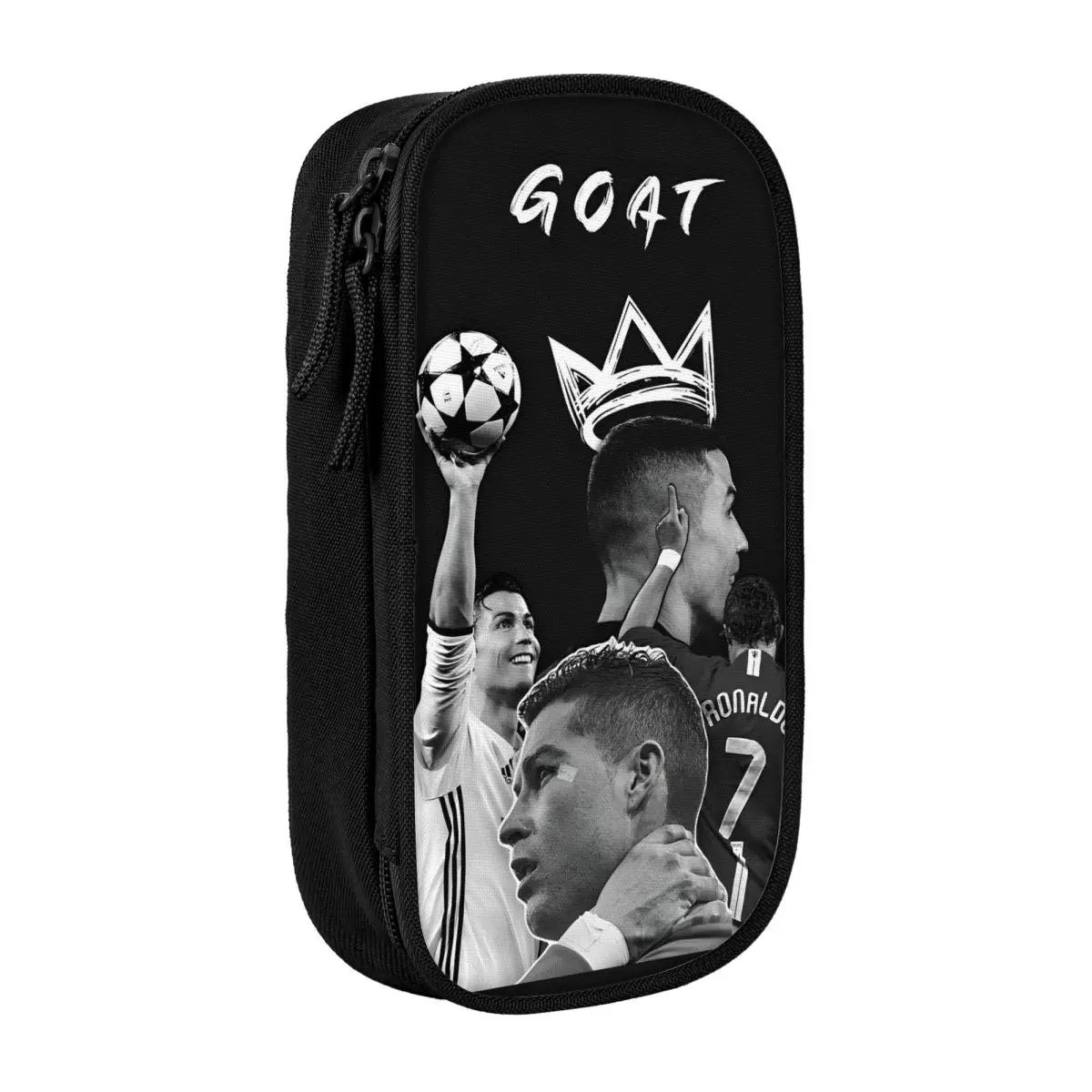 CR7 Football Soccer Pencil Case - Big Capacity School and Cosmetic Organizer