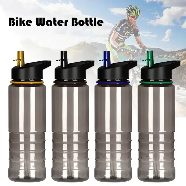 Outdoor Water Bottle with Straw Sports Bottles Leak Proof Eco-friendly Children School With Lid Hiking Camping Plastic BPA Free 3