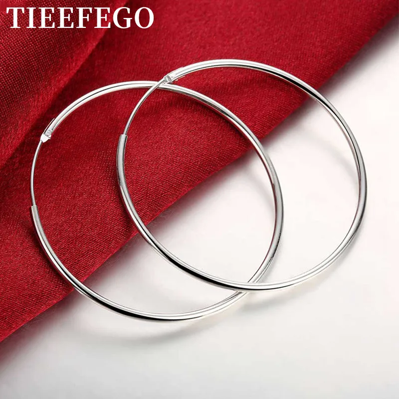 Buy online Women Silver Hoop Earrings from fashion jewellery for Women by  Divine Aura Jeels for ₹899 at 5% off | 2024 Limeroad.com