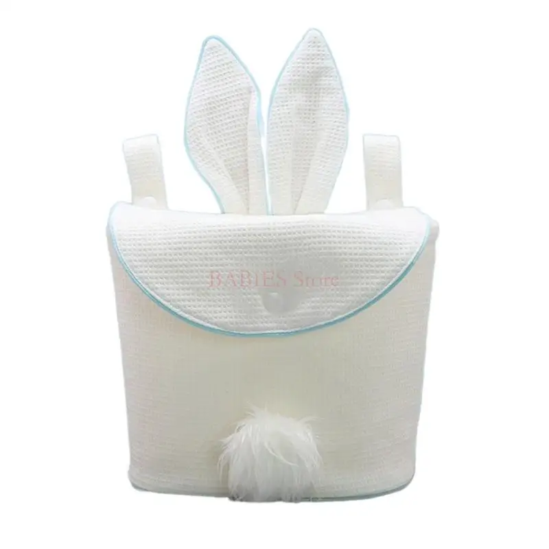 

C9GB Disposable Diaper Storage Bag Trendy Diaper Handbag Rabbit Ears Hanging Bag