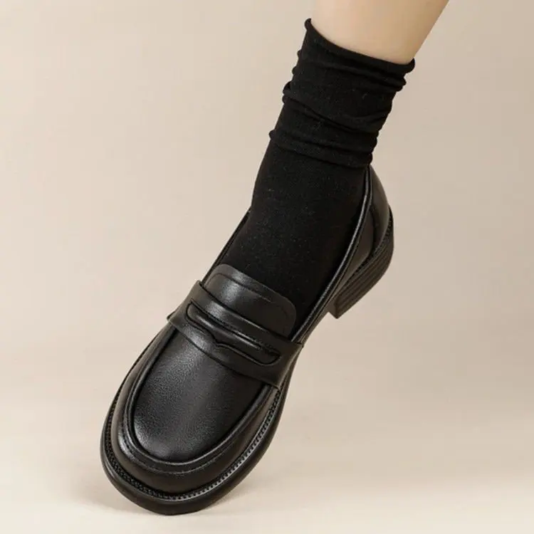 Women's Casual Loafers Slip On Leather Shoes Lightweight Walking Shoes Moccasins Classic Penny Loafer Flats Boat Shoes