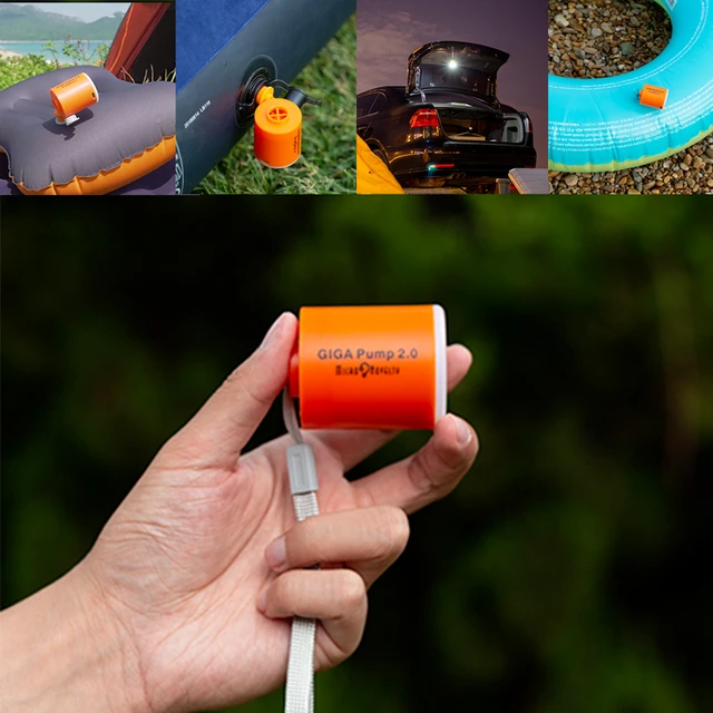 Tragbare Luftpumpe Camping Outdoor USB Schwimm ring Mini