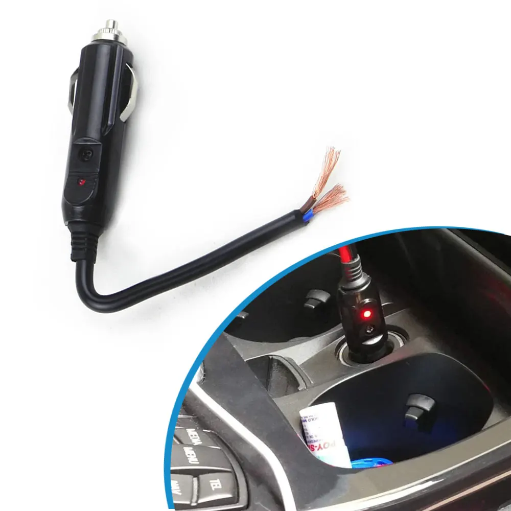 

12V/24V 20A Auto Car Cigarette Lighter LED Socket Plug Connector Adapter for Car Van Vehicle Motor Car Connector Accessories