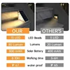1/2/4PCS Solar Deck Lights Outdoor Step Fence Lights Waterproof Solar Lamp for Railing Stairs Pathway Garden Light Decoration 4