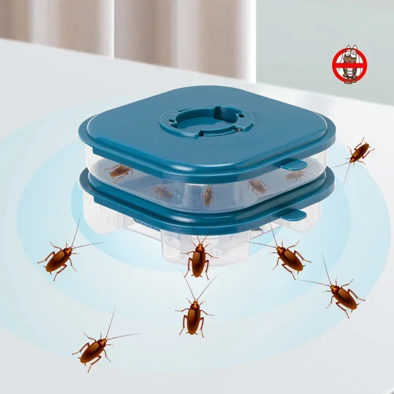 Kitchen Garden Insecticide Cockroach Trap Box Cockroach Insects Catcher Killer Reusable Home Trap