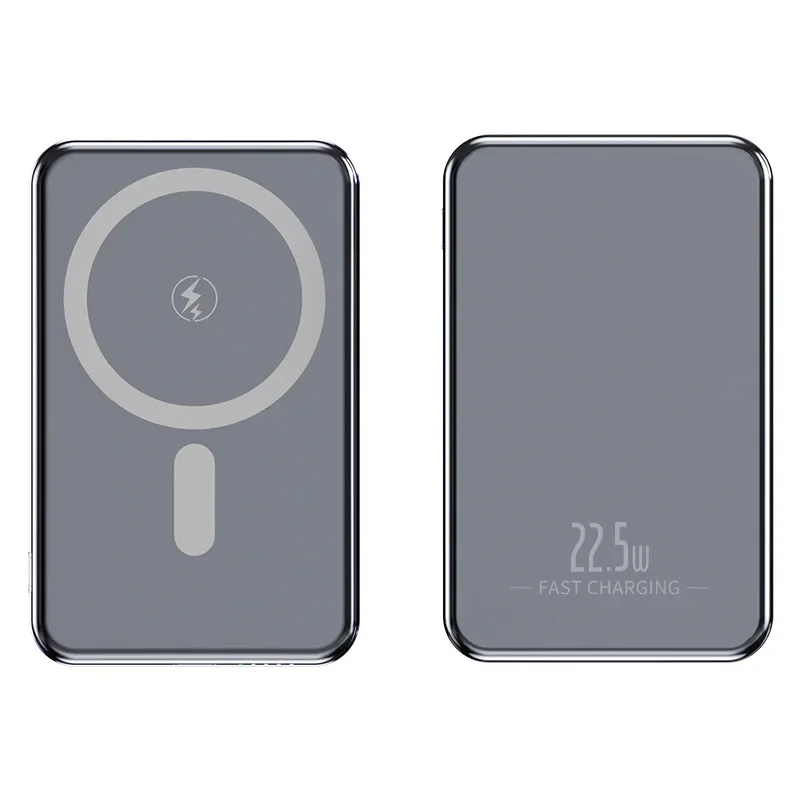 5000mAh 초슬림 보조배터리 맥 고속 충전 보조 배터리 10000mAh 마그네틱 무선 충전 아이폰 삼성용