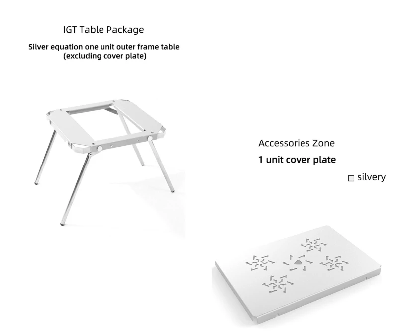 HOMFUL ステンレス　折りたたみテーブル HOMFUL ステンレス 折りたたみテーブル