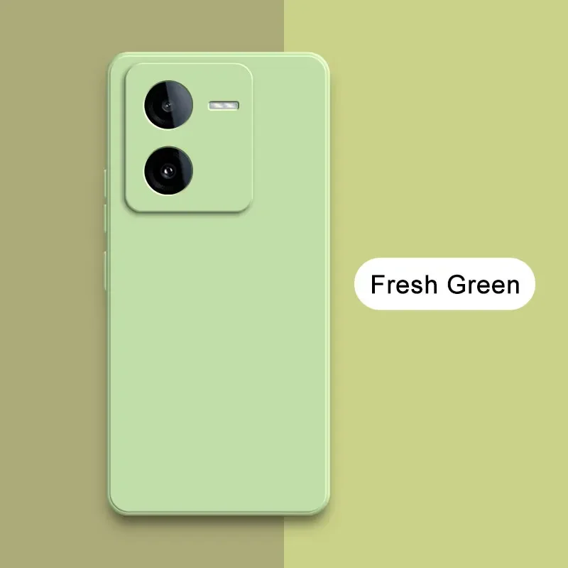Enhanced Liquid Silicone Phone Case - Shockproof 360° Protection with Camera Guard