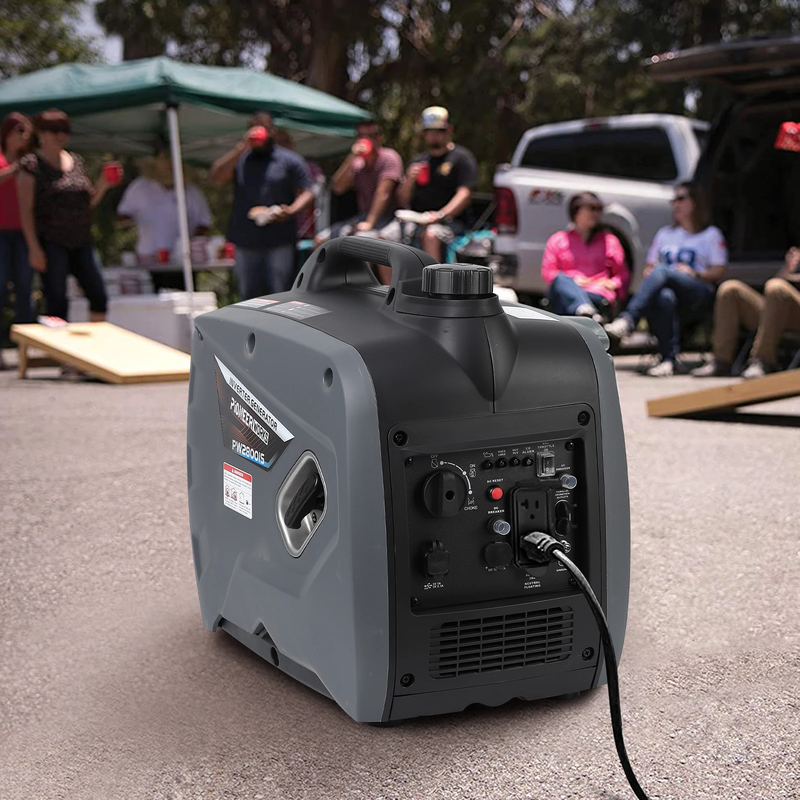 Portable Gasoline generator, fuel generator, low noise, 2500W, suitable for outdoor, camping, home, emergency