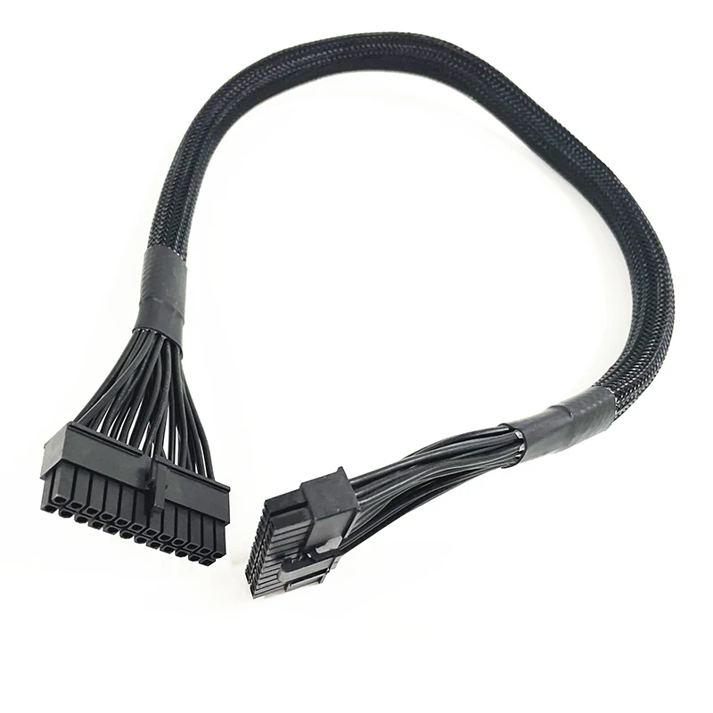 메인보드 마더보드 전원 공급 케이블, Silverstone SST 시리즈 SST-ST55F-G SST-ST65, 슬리브 PSU 24 핀-ATX 24 핀, 60cm