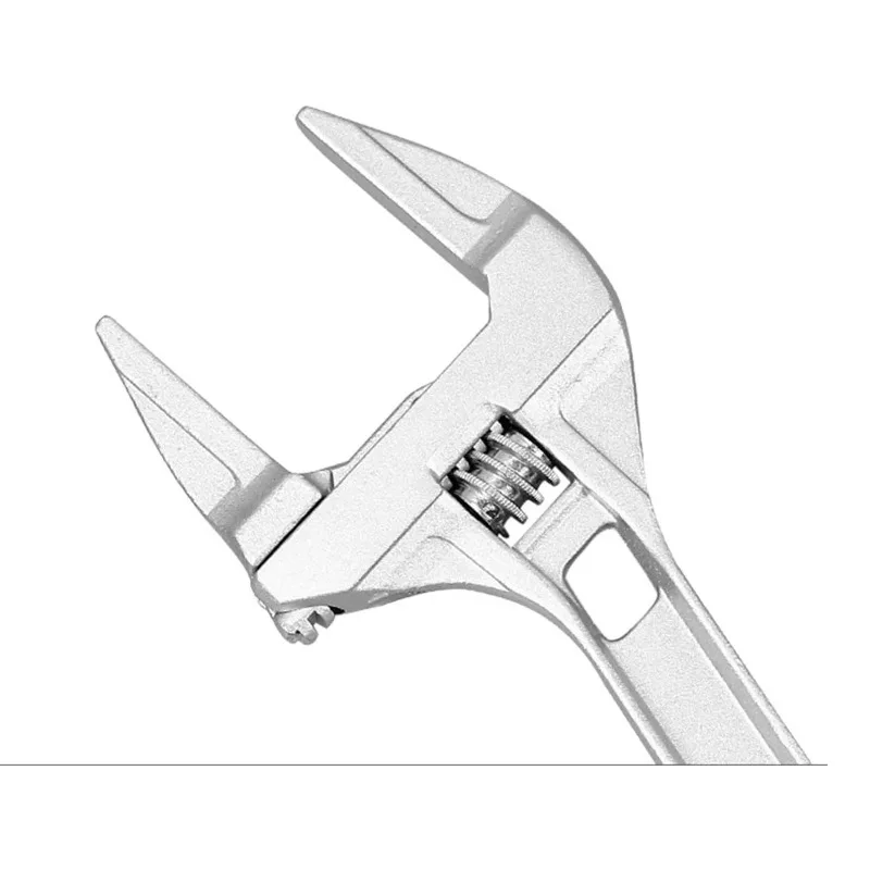 Adjustable Aluminum Alloy Bathroom Wrench - Multi-Functional Universal Tool for Pipe Nut  Lightweight Durable  Spanner