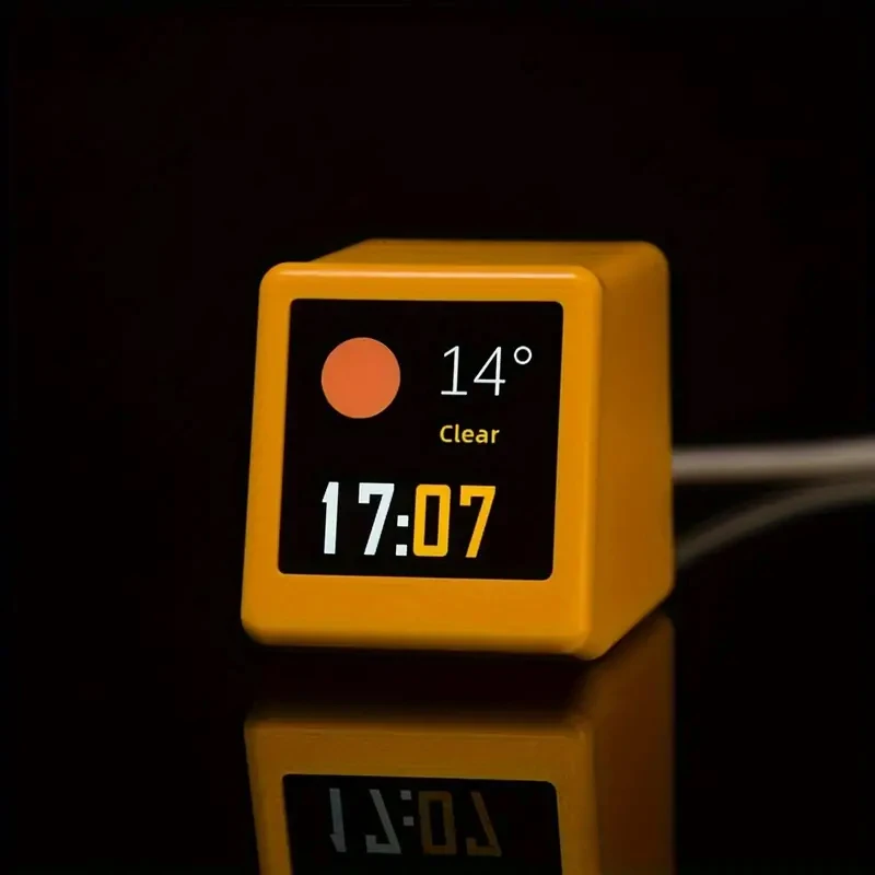 Smart Portable Alarm Clock with WiFi Weather Station and Display