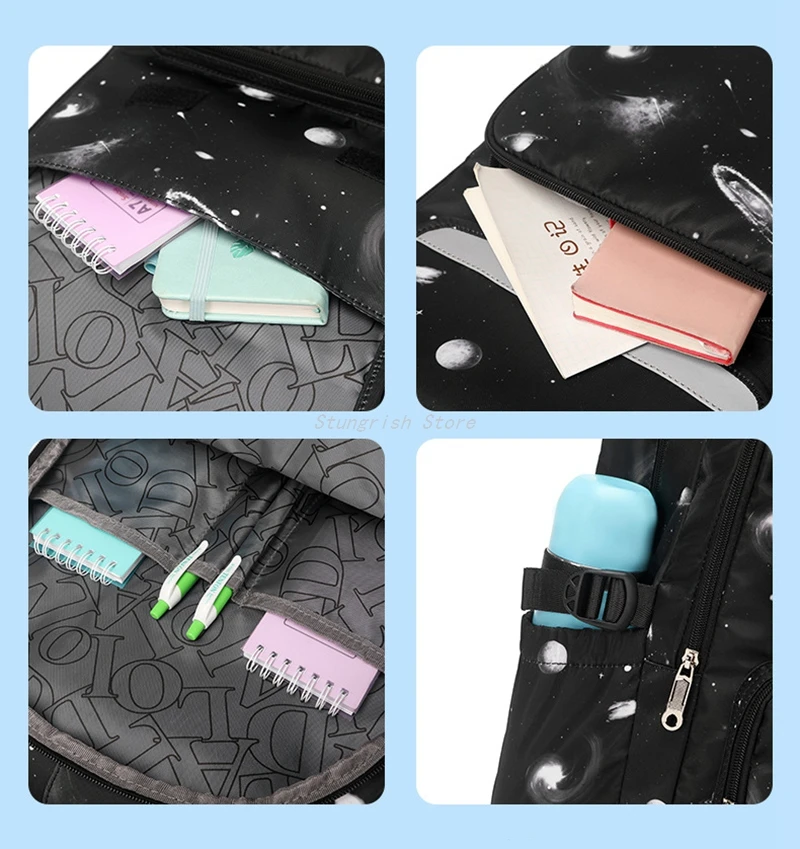 Space Kids Backpack Set Children School Bags for Boys School Backpack Waterproof Primary Schoolbag Book Bag Mochila Infantil 5