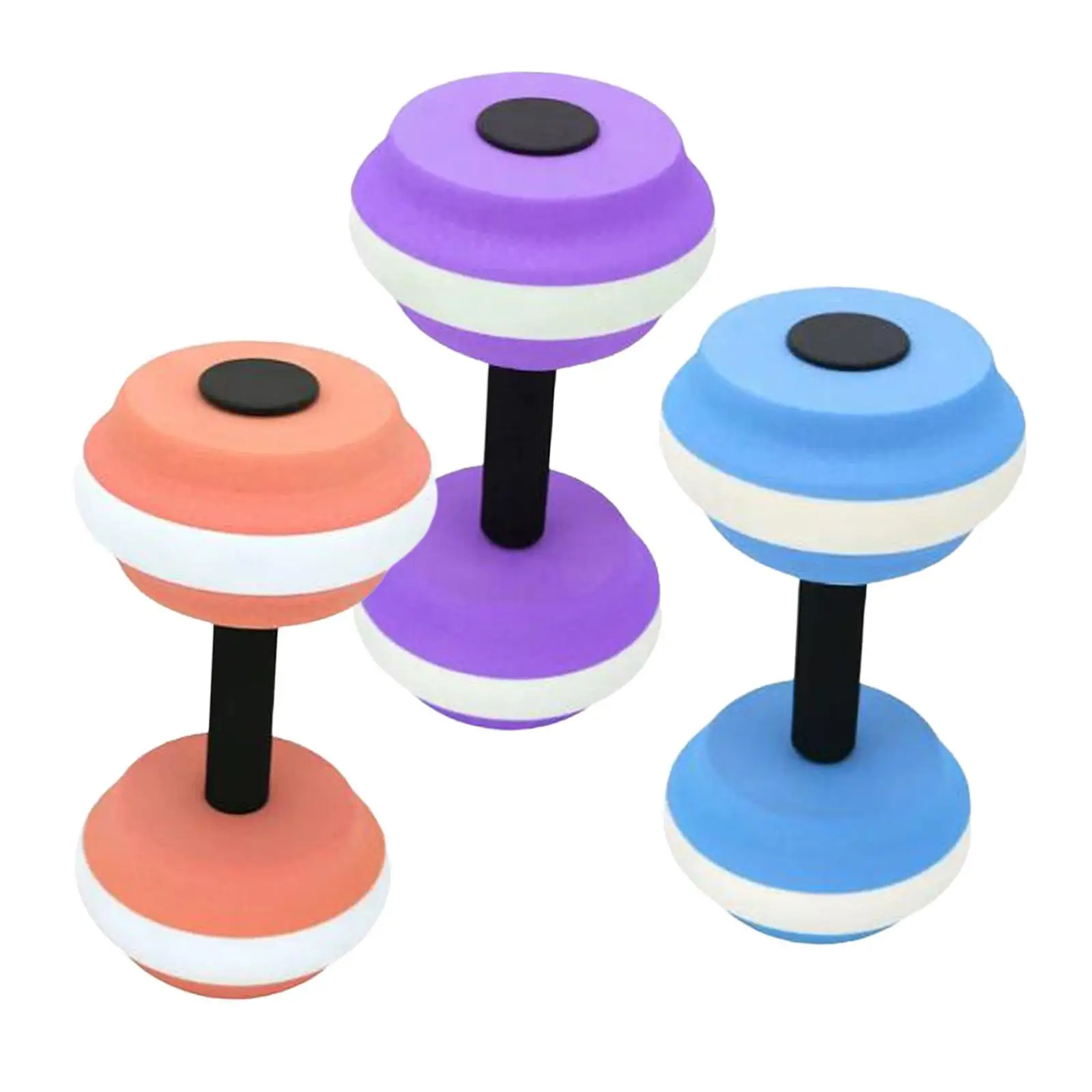 Aqua Dumbbell Hand Bar for Swimming EVA Foam Water Weights for Pool Exercise Buoyant Fitness Equipment Resistance Training