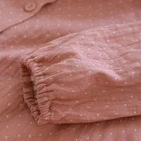 2026 new spring and autumn women's pajamas set 100% cotton long-sleeved trousers two-piece simple casual home clothes sleepwear - Image 6