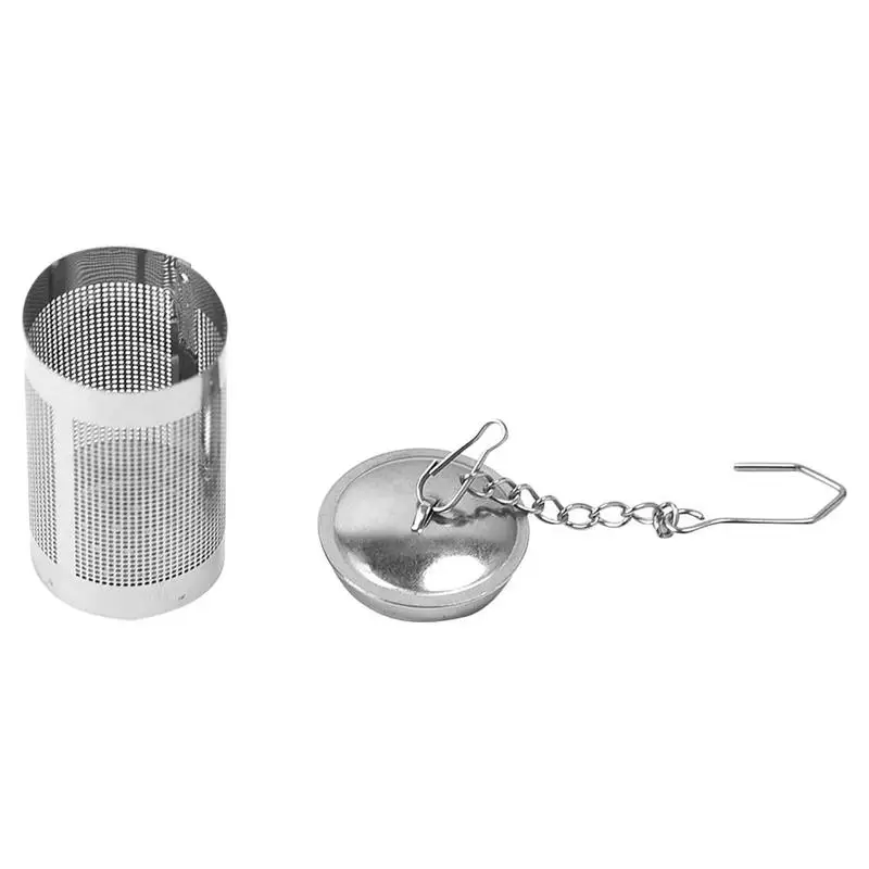 304 Stainless Steel Tea Strainers Set Extra Fine Mesh Tea Infuser For Loose-Updated Slim Threaded Lid For Black