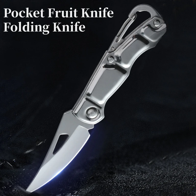 StainlessSteelPocketFruitKnifeFoldingOutdoorKnifeHousehold