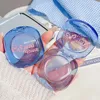 Matte Shimmer Color Changing Blush Cream Transparent Crystal Peach Pink Rouge Cheek Naturally Brightening Contour Blusher Makeup 6