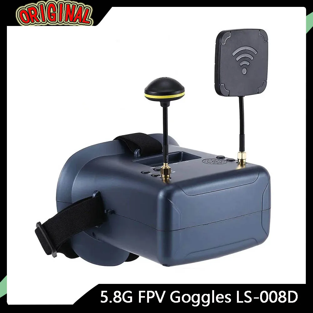 Lunettes FPV 5.8G 40CH LS-008D 4.3" DVR Batterie 2000mAh