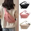 Half Moon Women's Chest Bag New Oxford Cloth Large Capacity Waist Bags Waterproof Multifunctional Running Belt Bags Sport 1