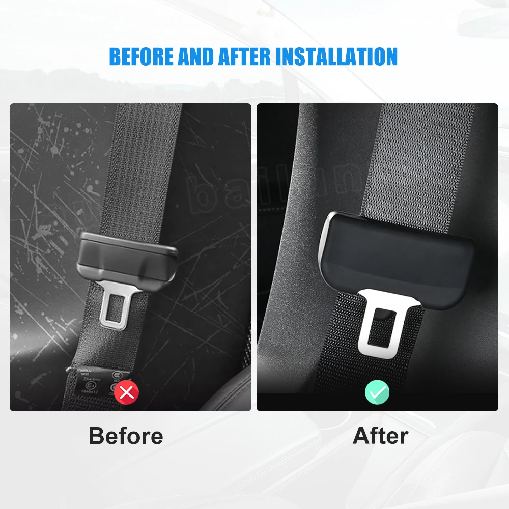 For Tesla Model 3 Y 2022 Car Seat Belt Anti Scratch Protector Seatbelt Buckle Cover Soft Silicone Collision Decor Accessries