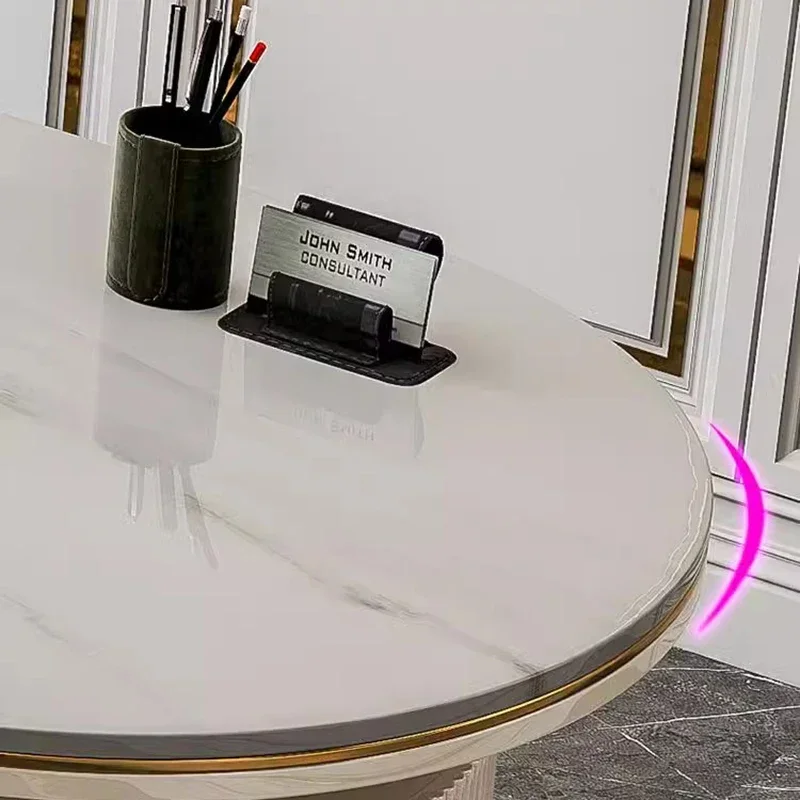 Office Desk Table Pliante Gaming Desk Drawers Storage Writing Student Modern Shaped Manicure Filing Ordinateur Home Furniture