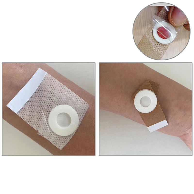 Neue 50/100 Stück Hühneraugen- und Hornhautentfernungspflaster (Clavus-Pflaster), leere Aufkleber, DIY-Pflaster zur Fußpflege und Akupunkturpunktbehandlung_voghion.com