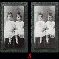 Haunting 3D Ghost Picture Frame Halloween Decoration (5)
