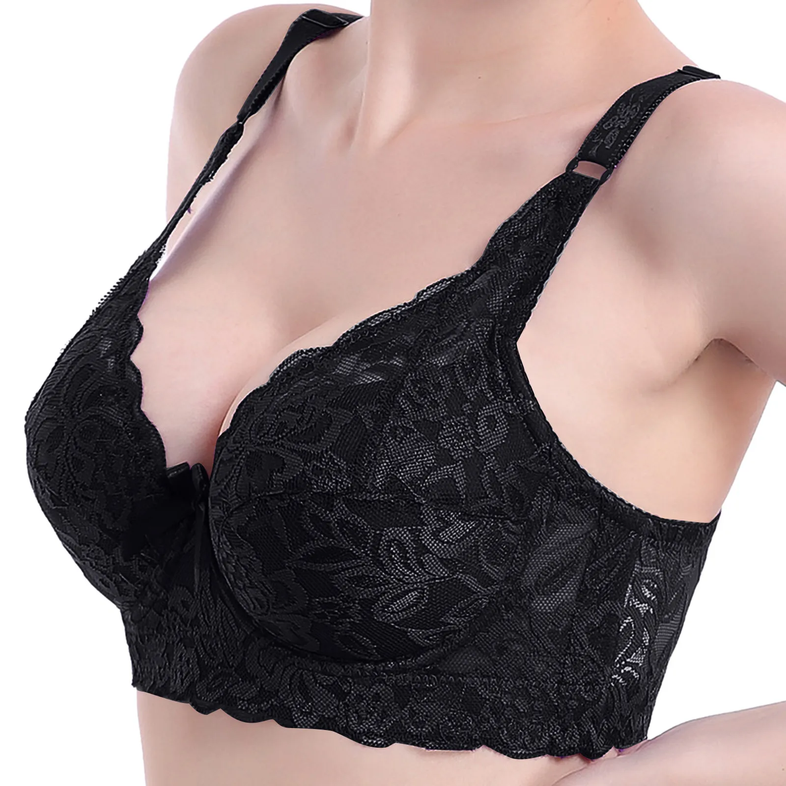36c Bras for Women Push up Women Full Cup Thin Underwear Small Bra Plus Size  Wireless Adjustable Lace Bra, Beige, 34C : : Clothing, Shoes &  Accessories