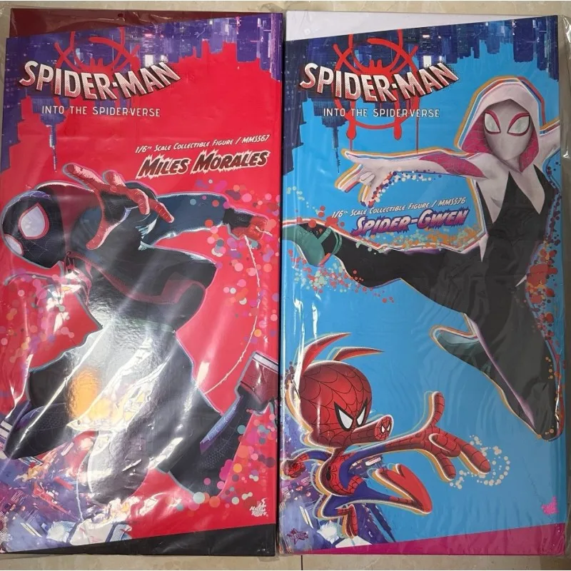 Original Genuine Original Hottoys 1/6 Mms567 Elettrodomestici Stacy Spider-Man: Nel Spider-Verse Marvel Anime Action Figures