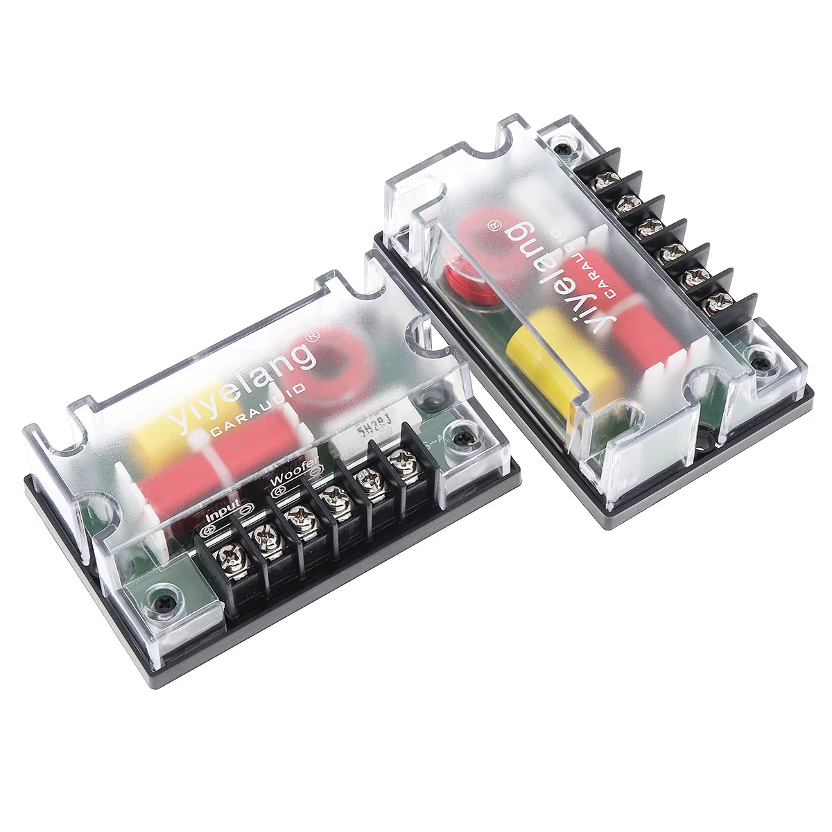 

2pcs 2 Ways Car Audio Frequency Divider Circuit Automobiles Audio Loudspeaker Speaker Woofer Wave Filter Auto Accessories