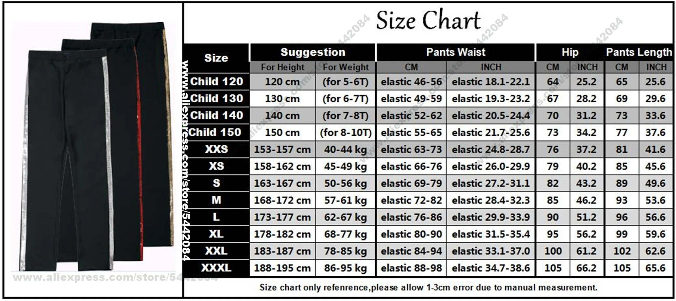 MJ Michael Jackson Billie Jean Pants Sliver Casual Stripe Trousers Collection Party Halloween Carnival Costume Cosplay Prop